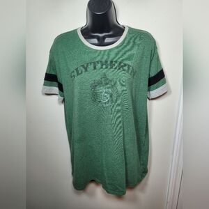 Harry Potter Slytherin Green Short Sleeve Tee sz M